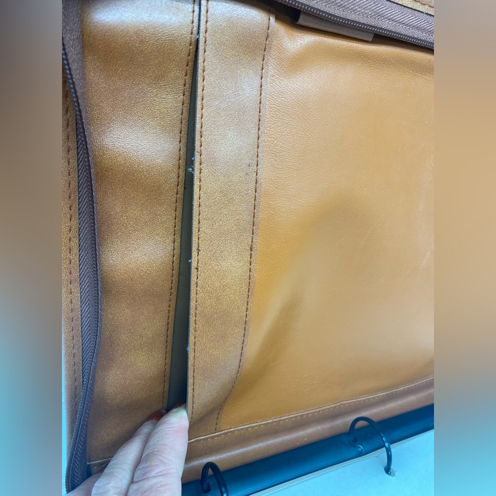 Dooney & Bourke Black Pebbled Leather Portfolio Briefcase - Picture 11 of 17
